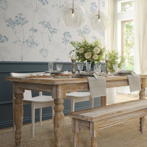 Valerie Table and Bench in Driftwood