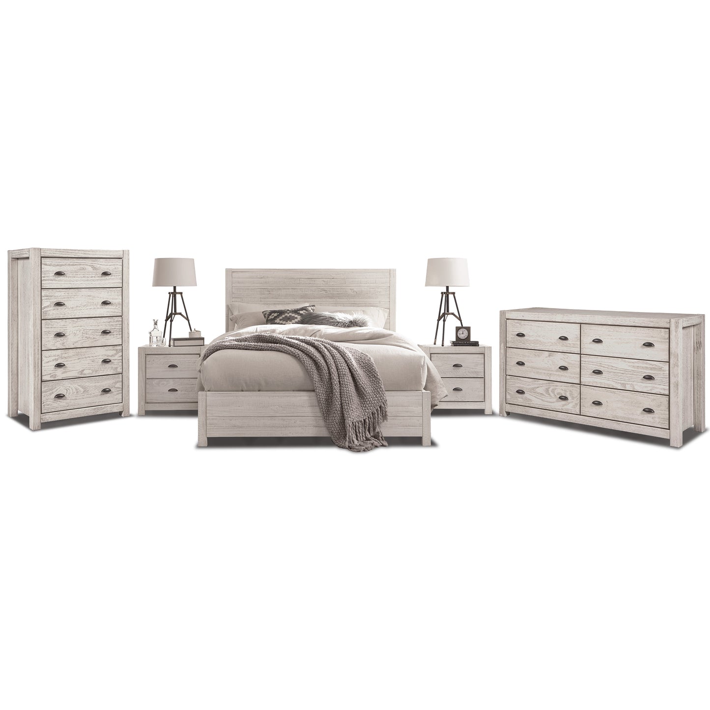 Montauk Bedroom Set (5-Piece)