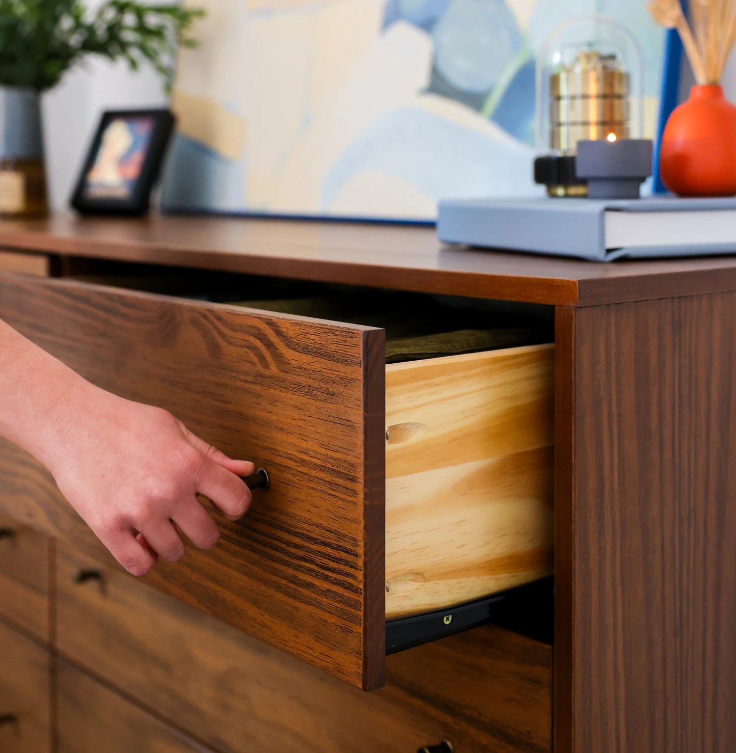 Mid Century 6-Drawer Dresser