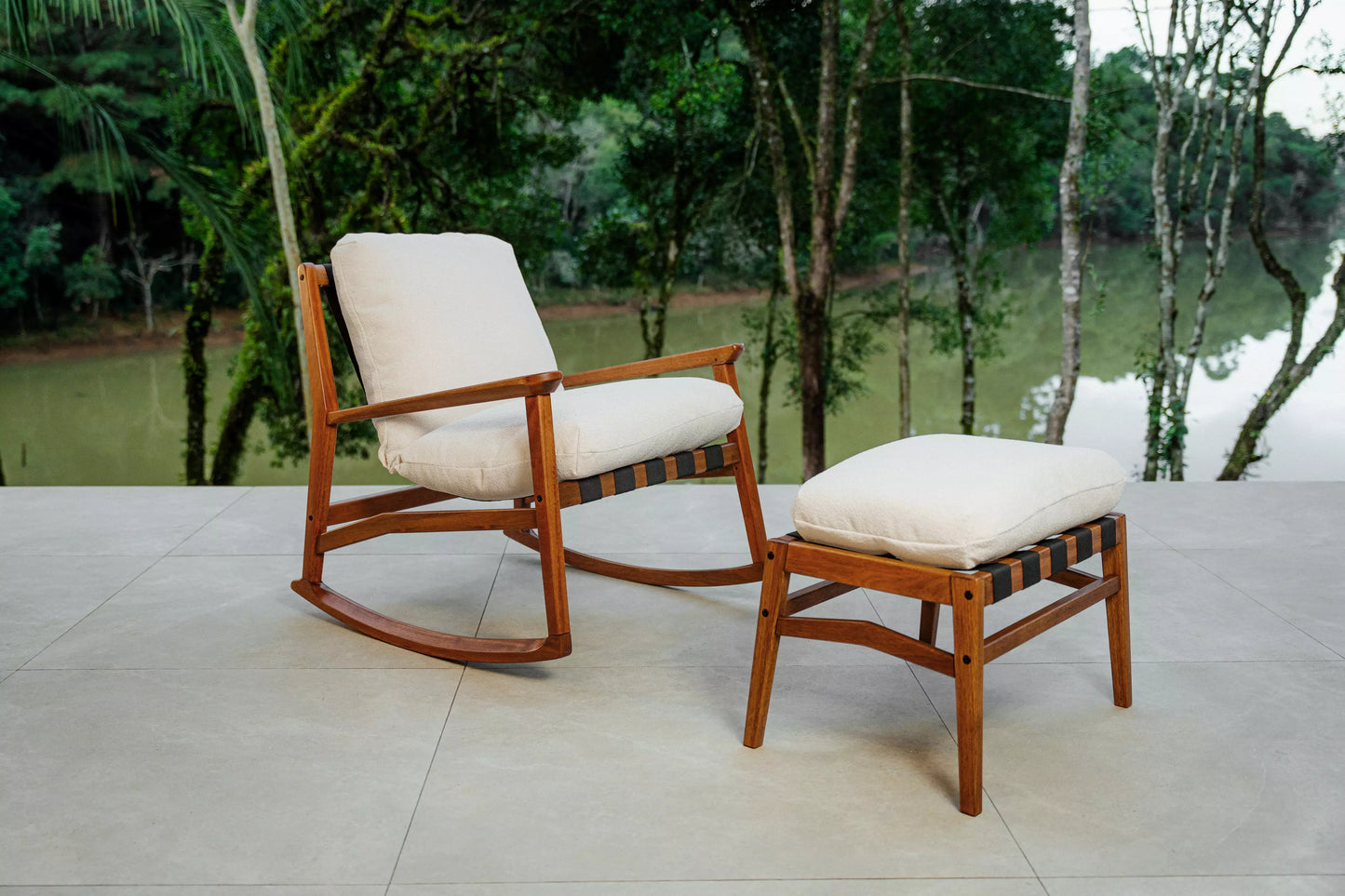Mid Century Rocking Chair