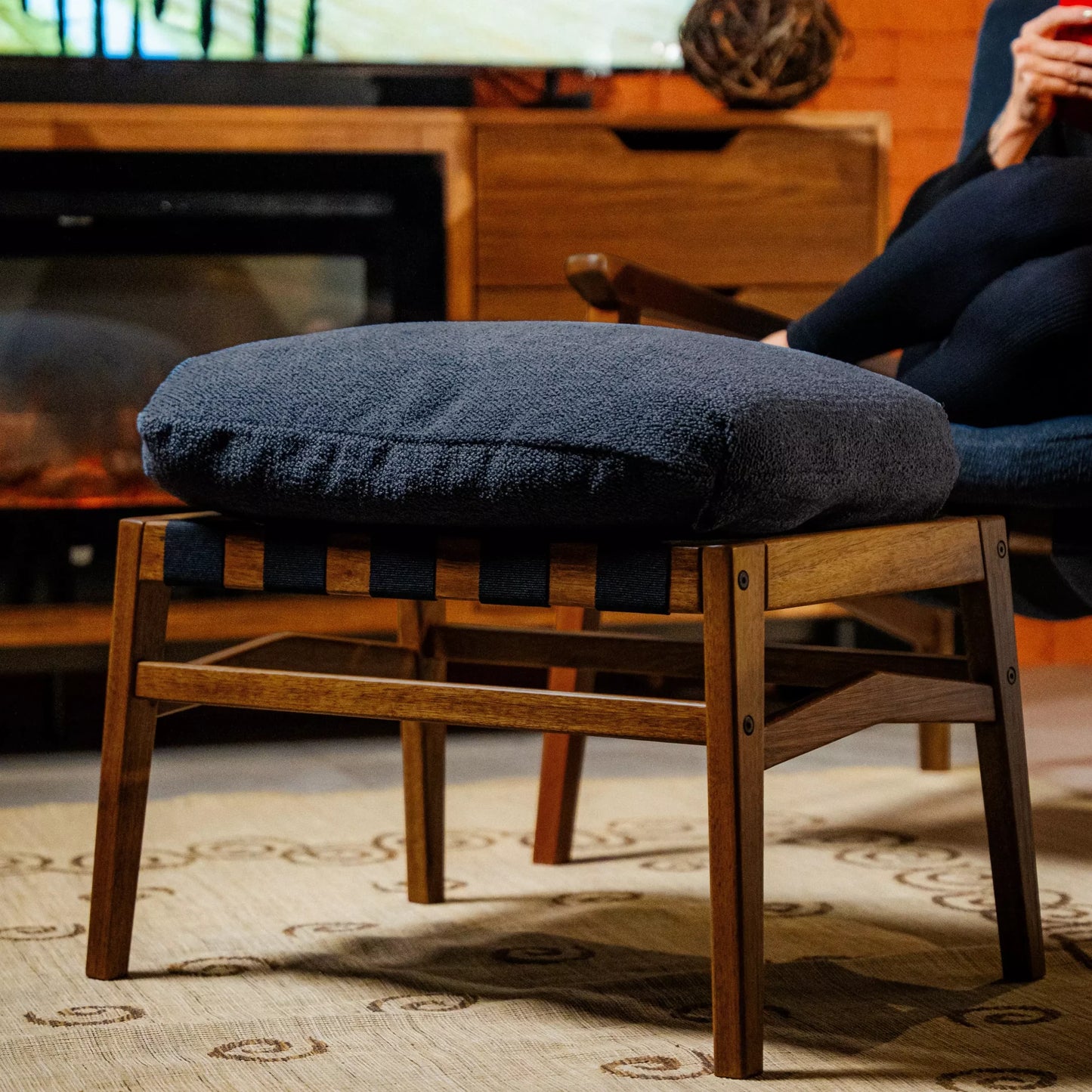 Mid Century Ottoman