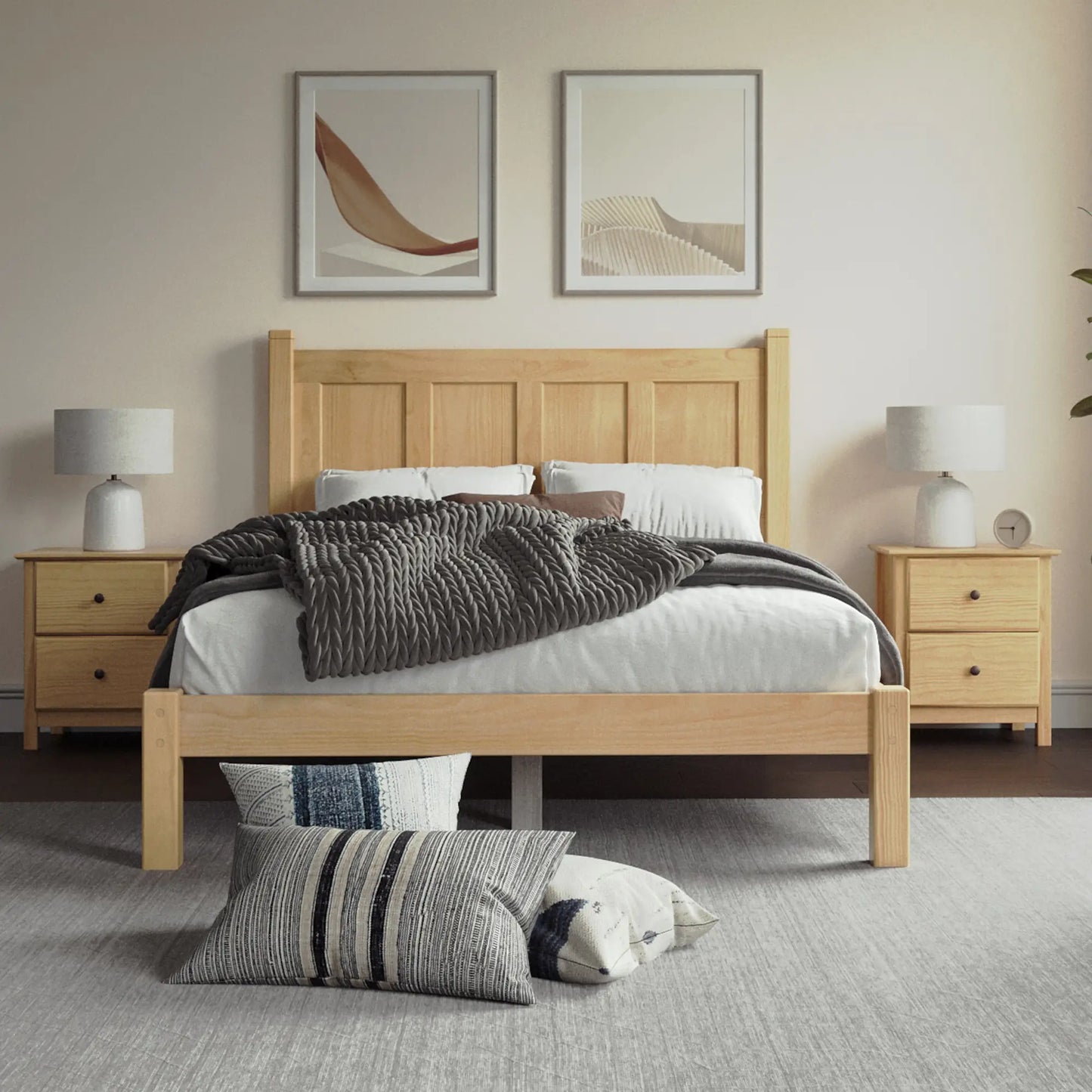 Shaker Panel Platform Bed
