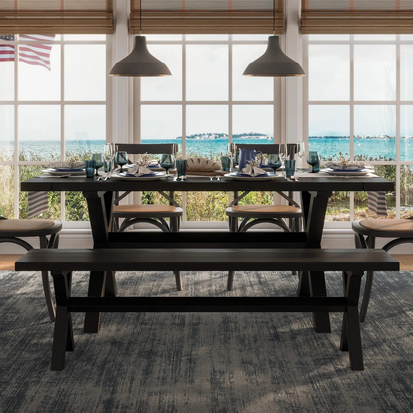 Cascais 72" Rectangular Dining Table