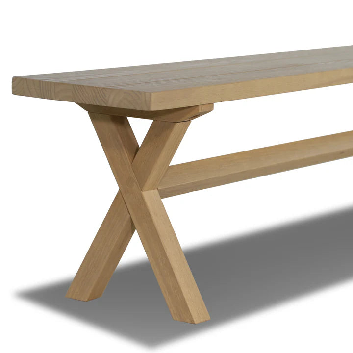 Cascais 72" Table & Bench Dining Set (3-piece)