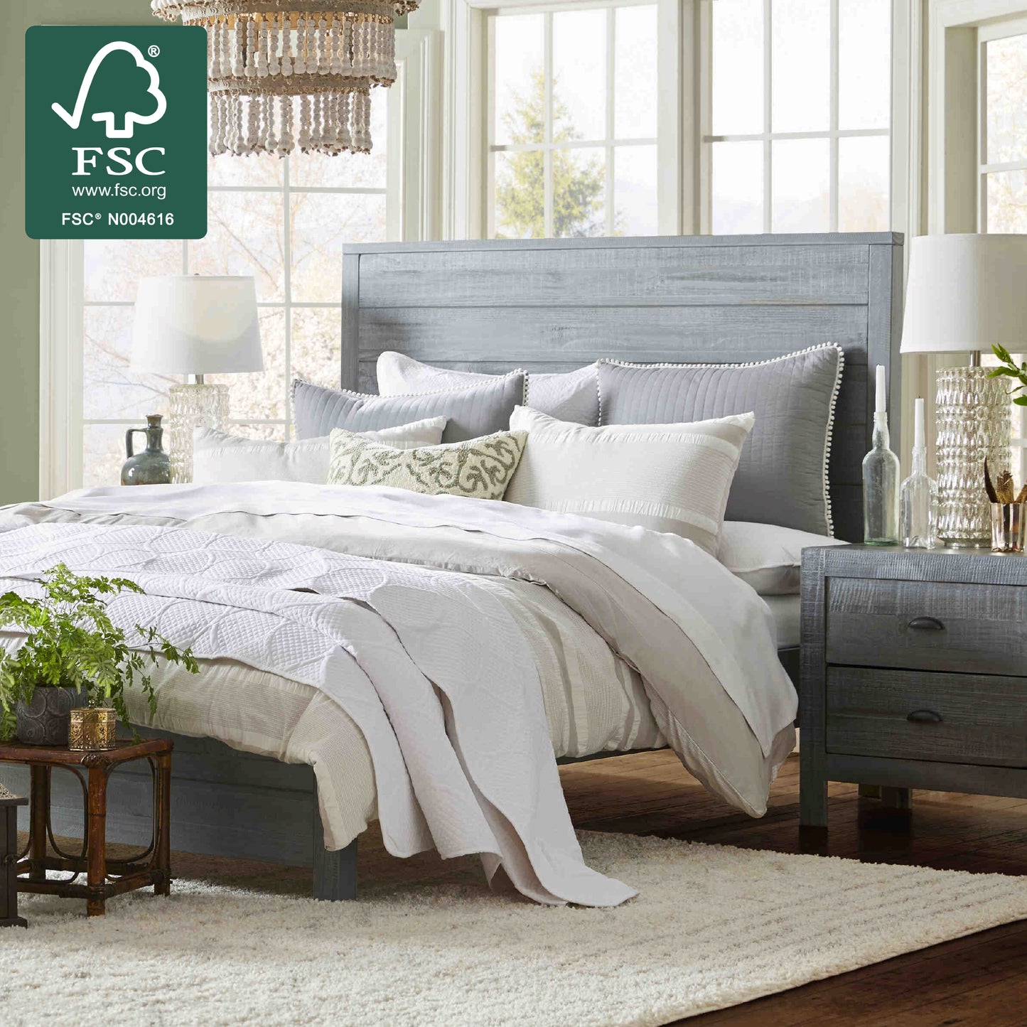 Montauk Solid Wood Bed