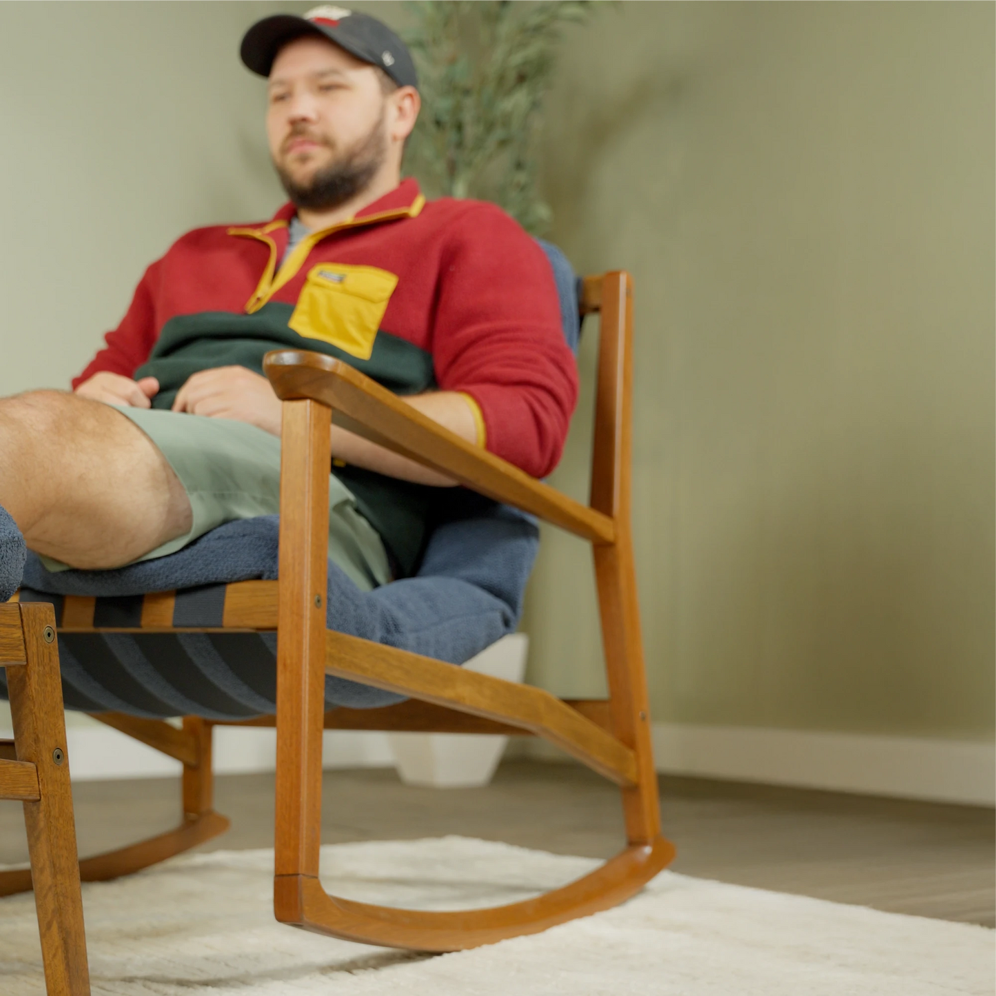 Mid Century Rocking Chair