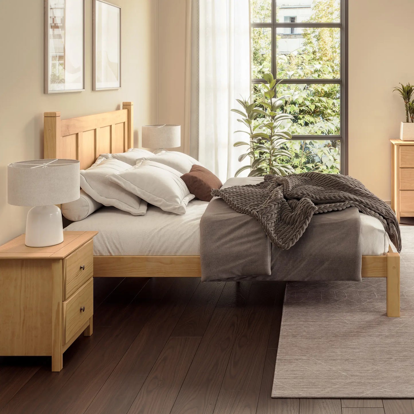 Shaker Panel Platform Bed
