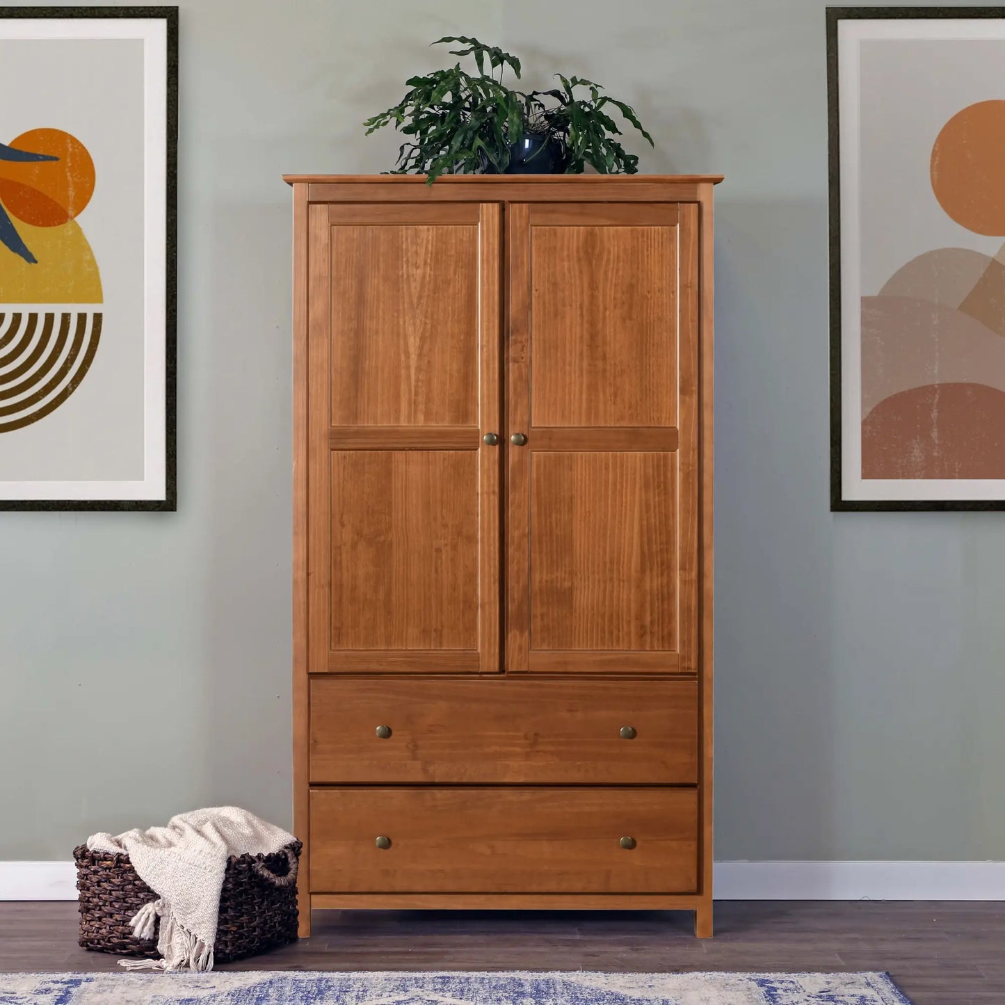 Shaker 2-Door Wardrobe