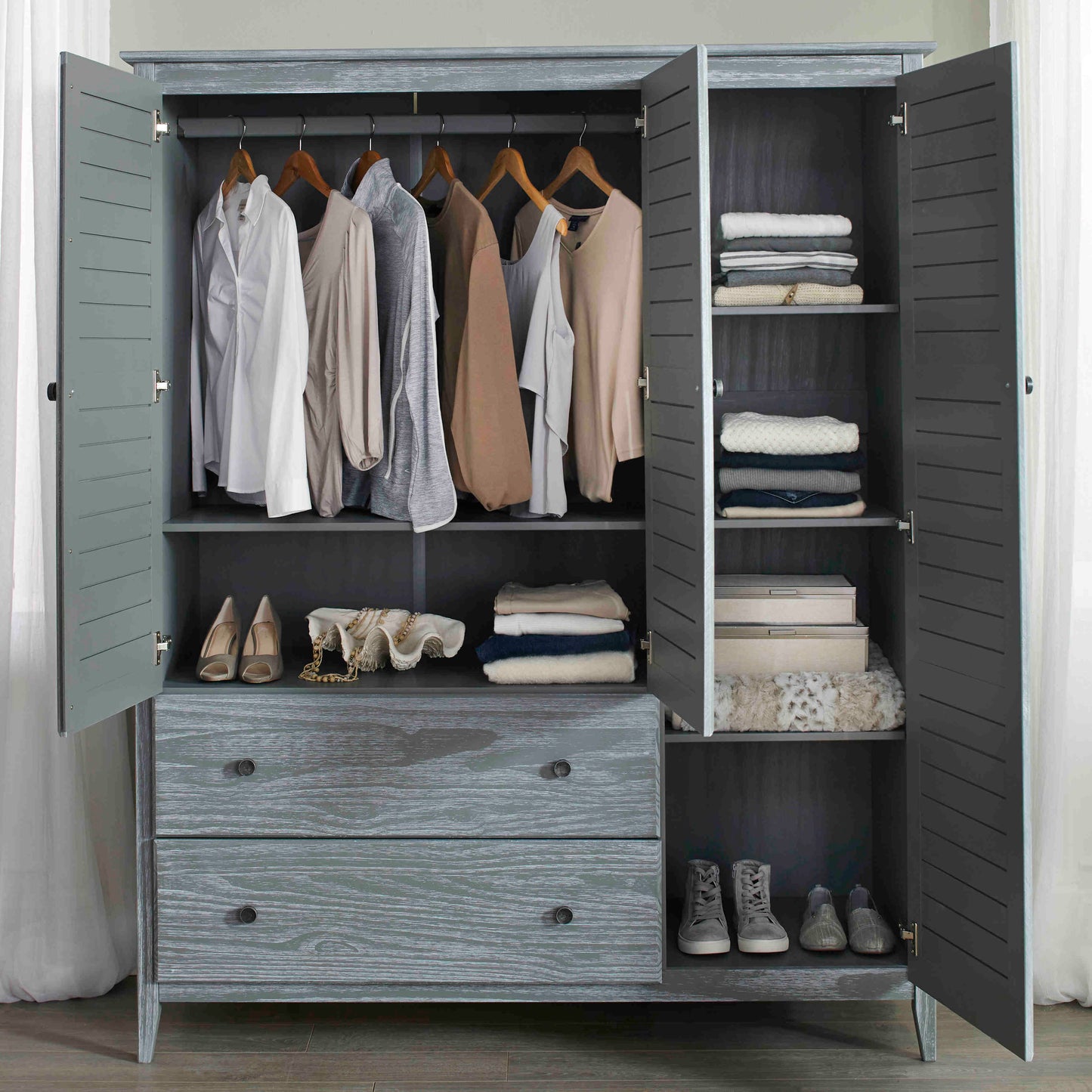 Greenport 3-Door Wardrobe