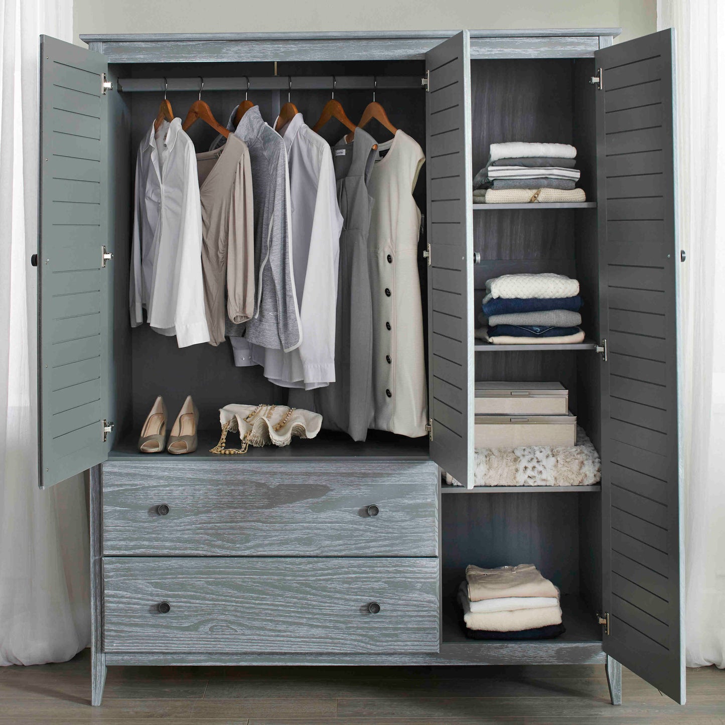 Greenport 3-Door Wardrobe