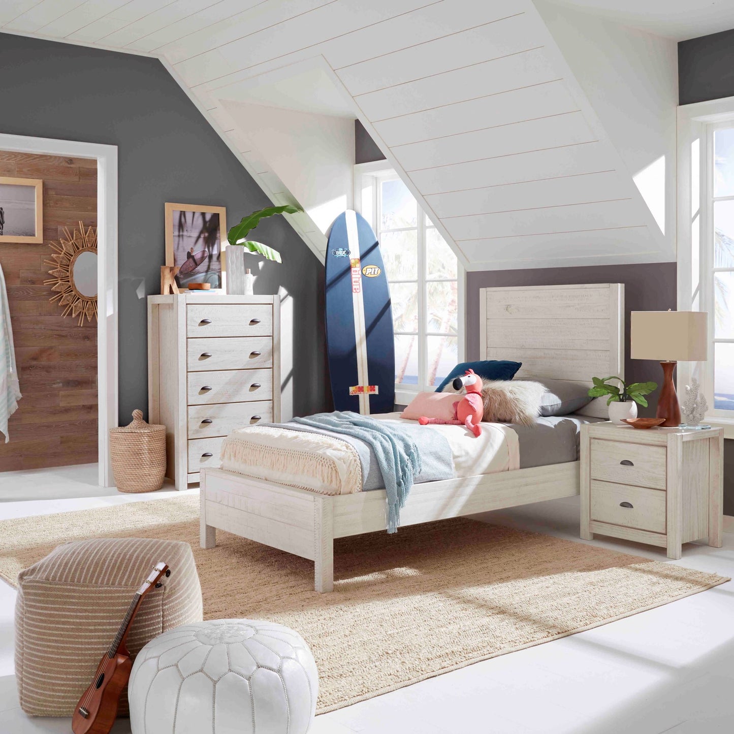 Montauk Solid Wood Bed