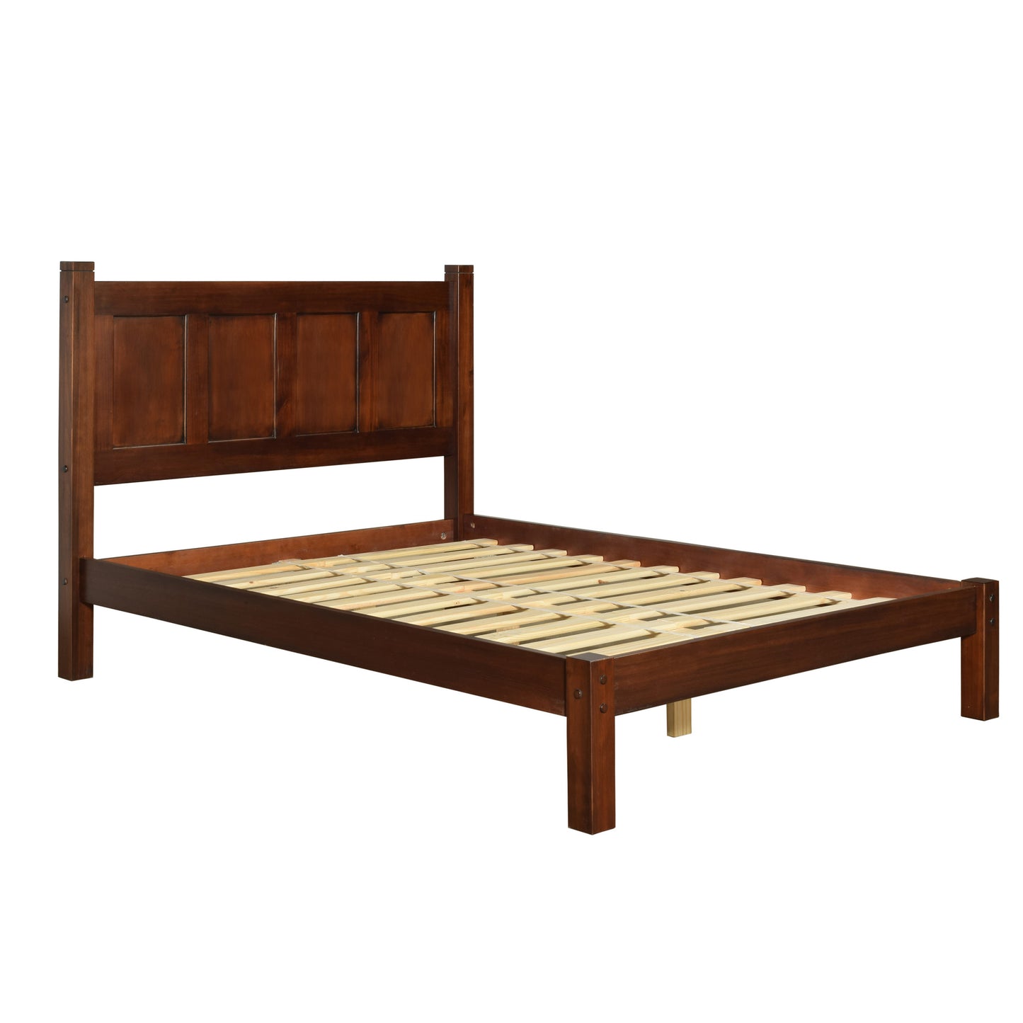Shaker Queen Panel Platform Bed - - Grain Wood Furniture - 5