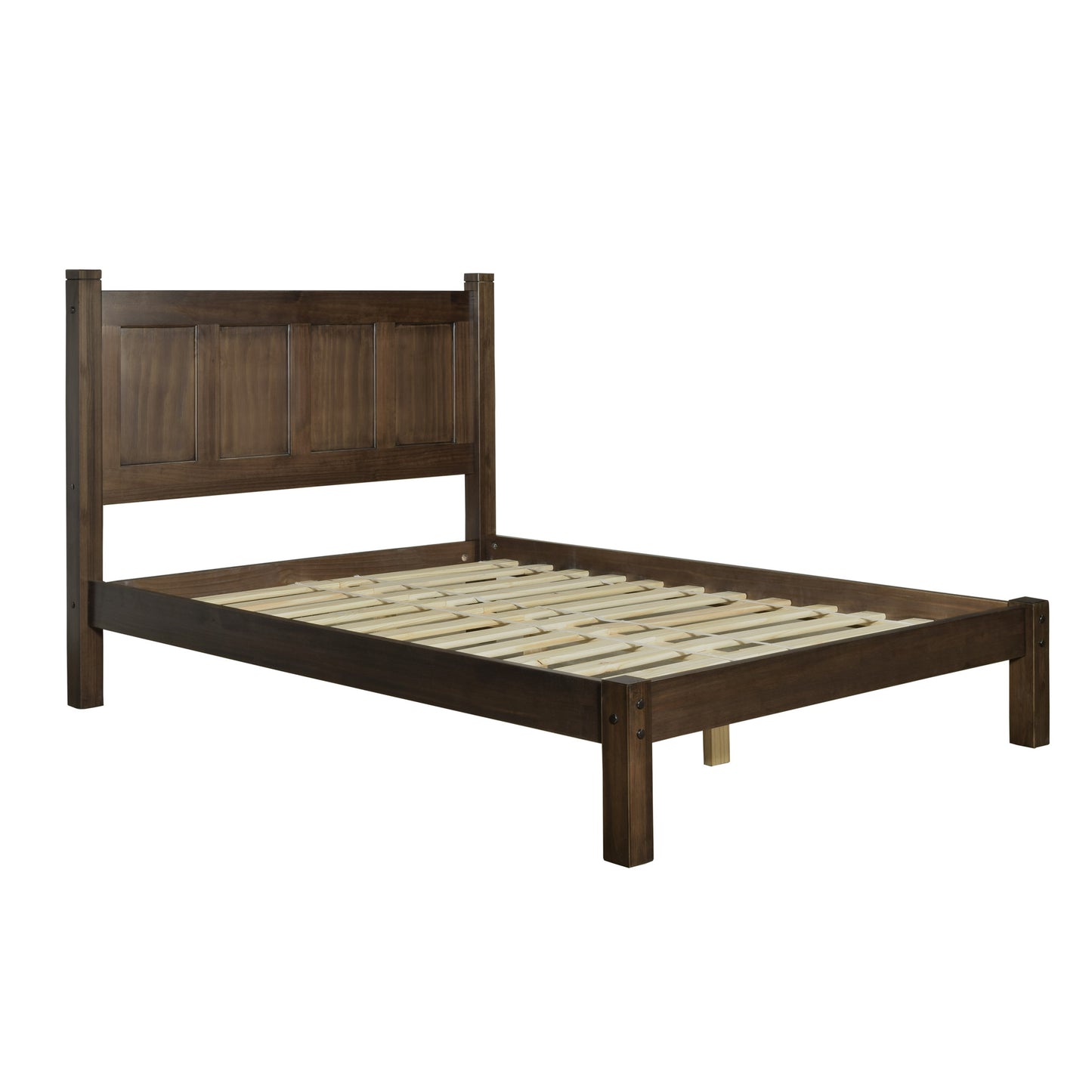 Shaker Queen Panel Platform Bed - - Grain Wood Furniture - 9