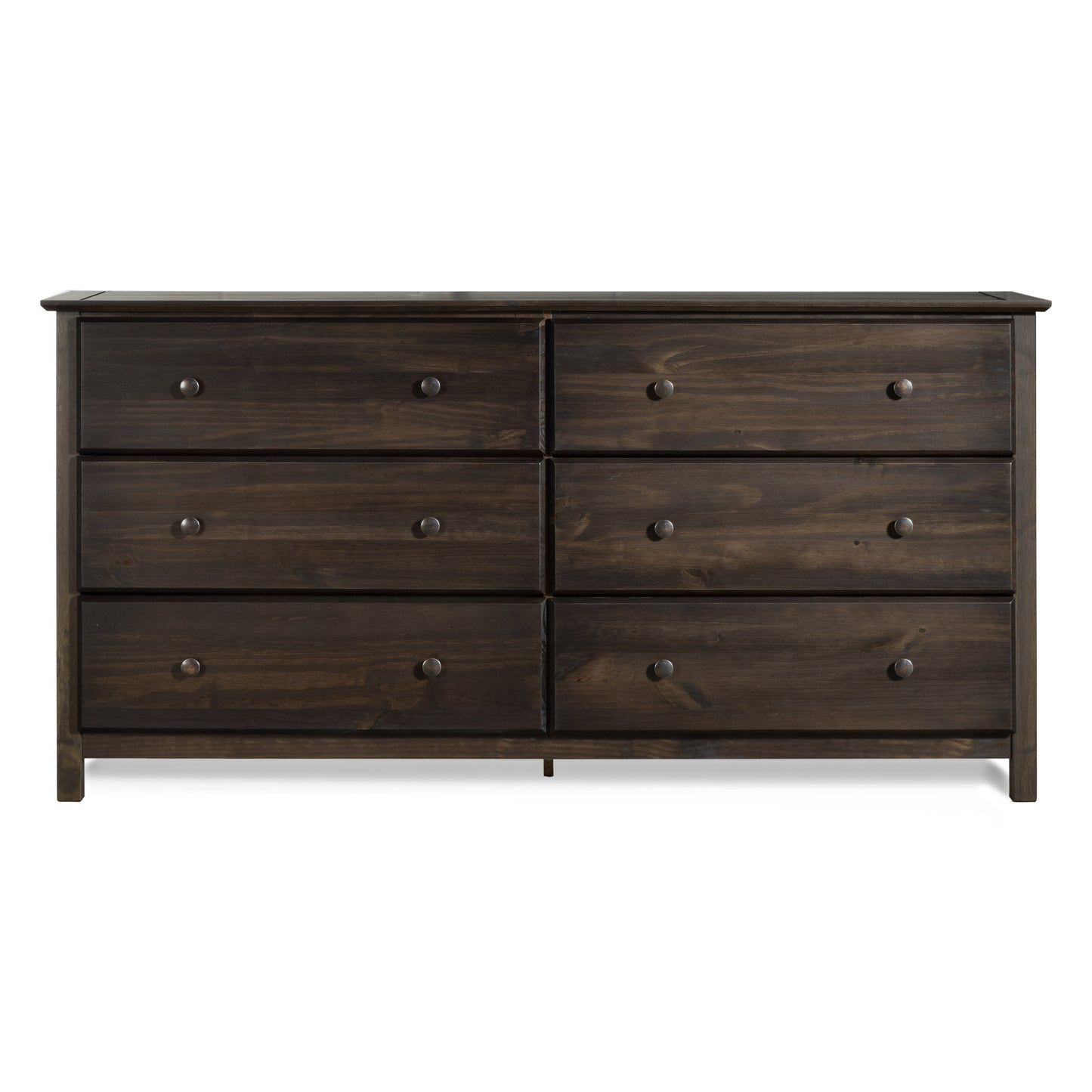 Shaker 6-Drawer Dresser - - Grain Wood Furniture - 7