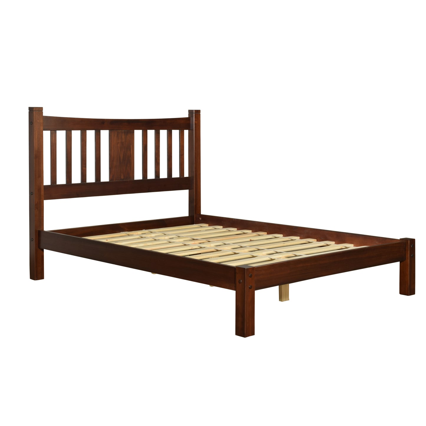 Shaker Queen Slat Platform Bed - - Grain Wood Furniture - 2