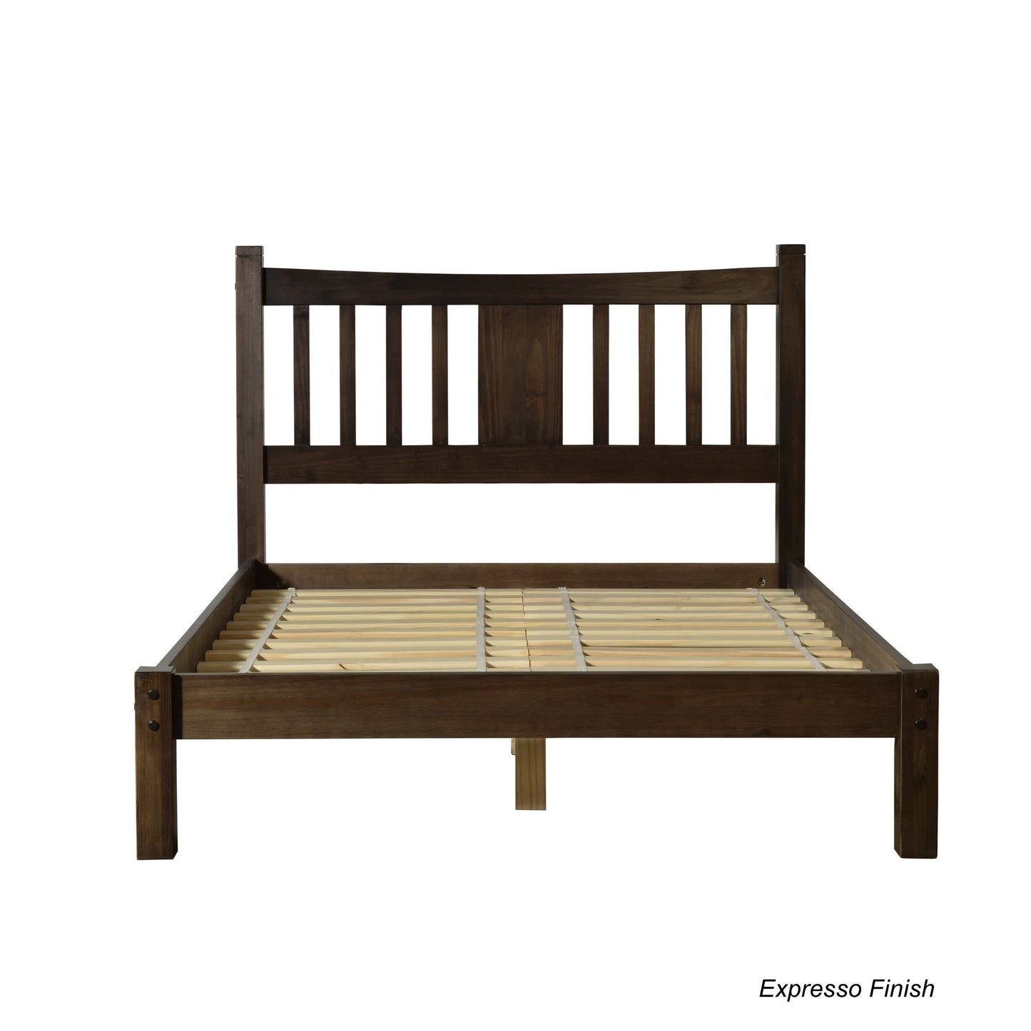 Shaker Queen Slat Platform Bed - - Grain Wood Furniture - 7