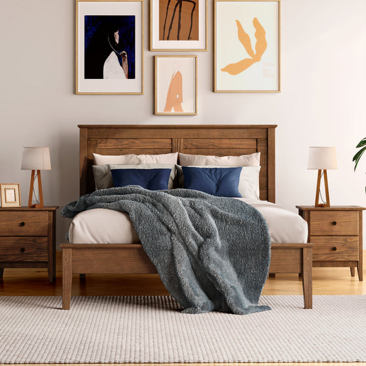 Greenport Louvered Platform Bed