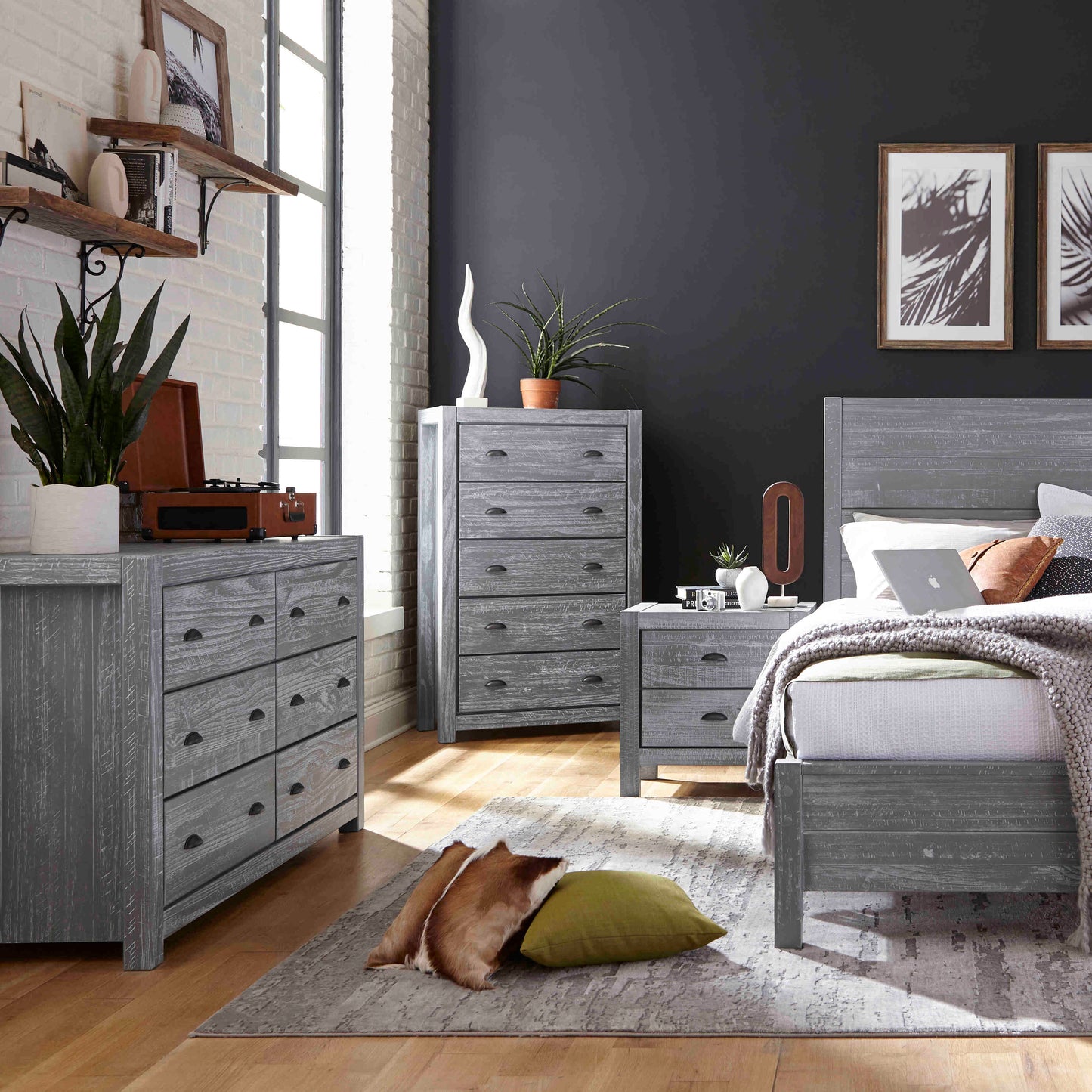 Montauk Solid Wood Bed