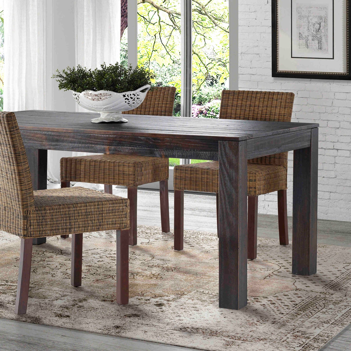 Montauk Solid Wood Dining Table