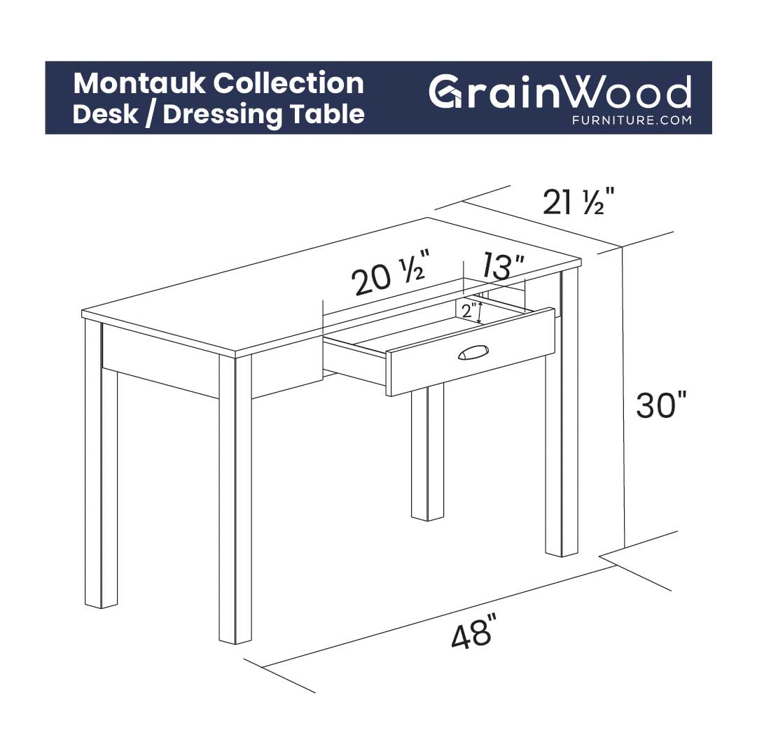 Montauk Desk / Dressing Table