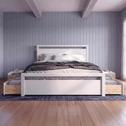 Loft Bed + Under Bed Storage Drawers