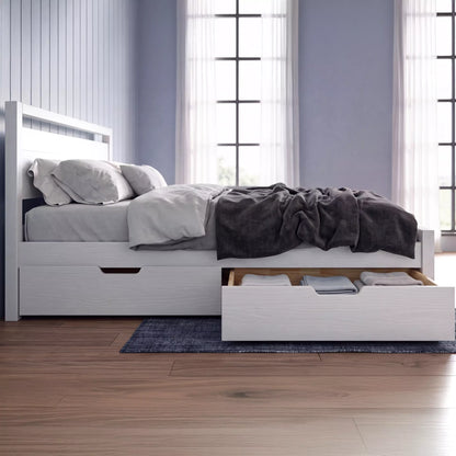 Loft Bed + Under Bed Storage Drawers