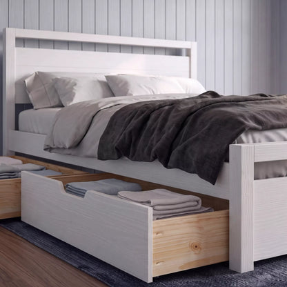 Loft Bed + Under Bed Storage Drawers