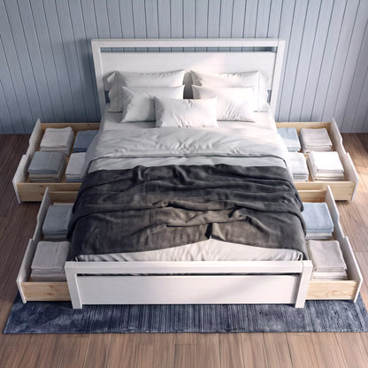 Loft Bed + Under Bed Storage Drawers
