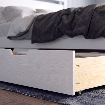 Loft Bed + Under Bed Storage Drawers