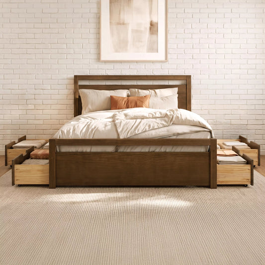 Loft Bed + Under Bed Storage Drawers