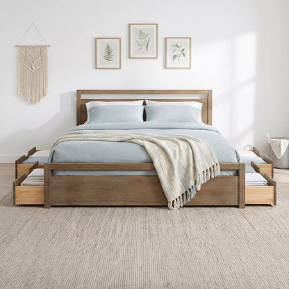Loft Bed + Under Bed Storage Drawers
