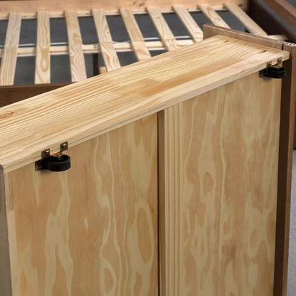 Loft Bed + Under Bed Storage Drawers