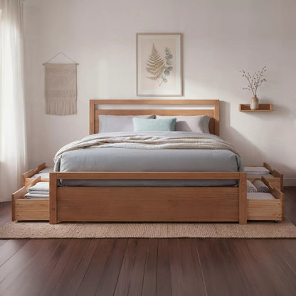 Loft Bed + Under Bed Storage Drawers