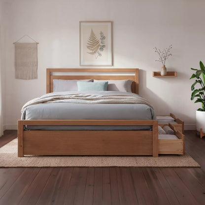 Loft Bed + Under Bed Storage Drawers