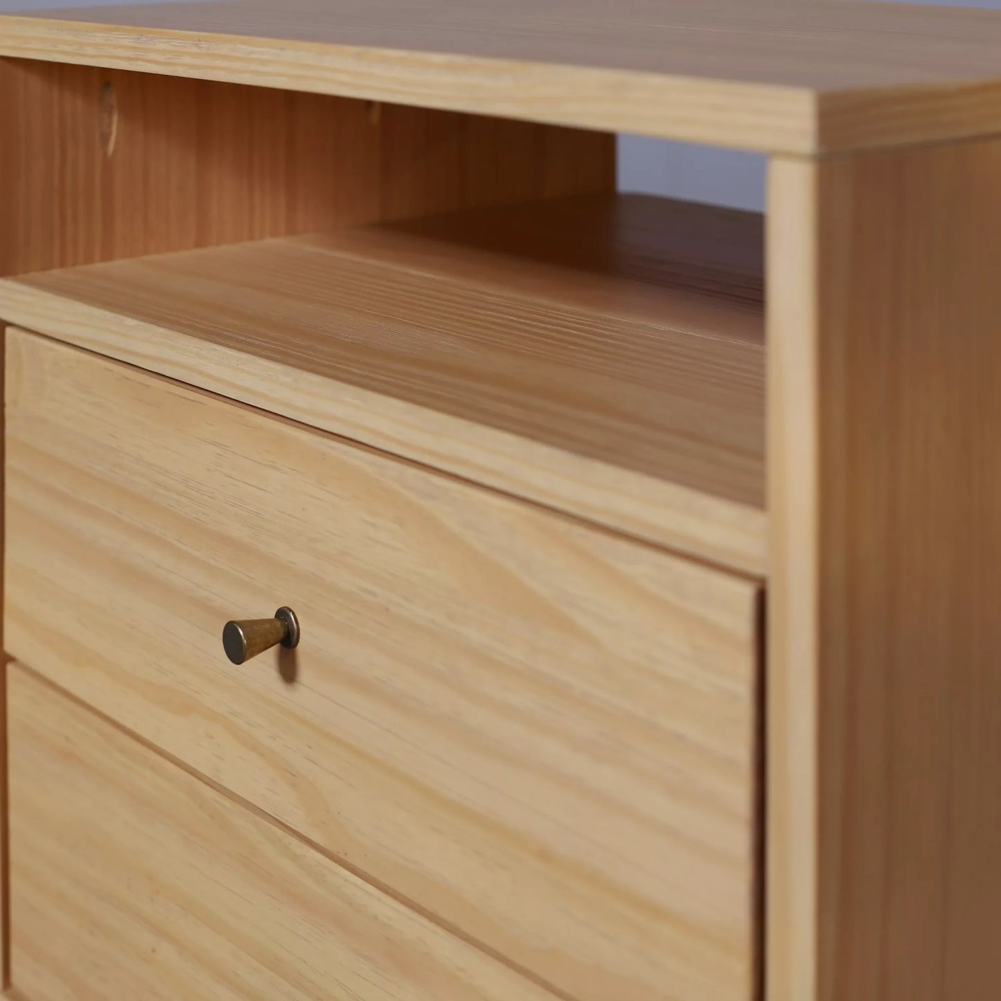 Mid Century Two-Drawer Nightstand