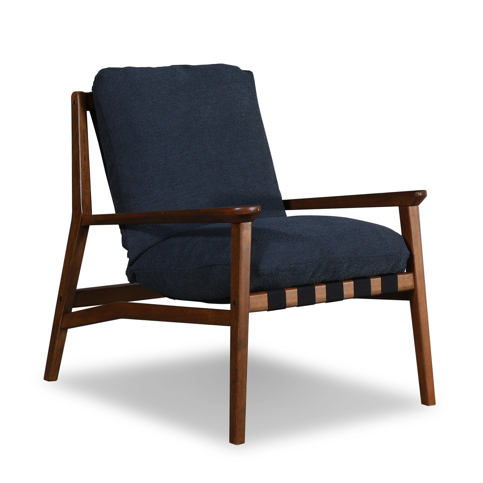 Mid Century Lounge Chair + Ottoman