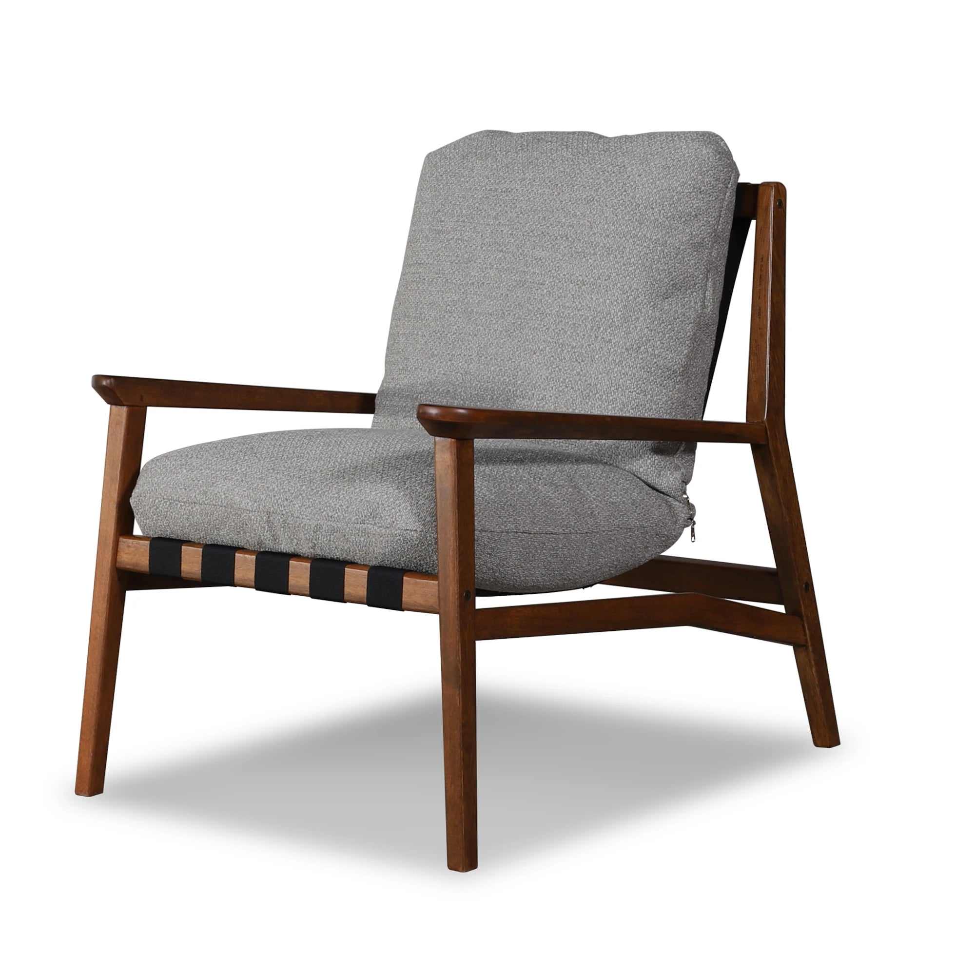 Mid Century Lounge Chair + Ottoman