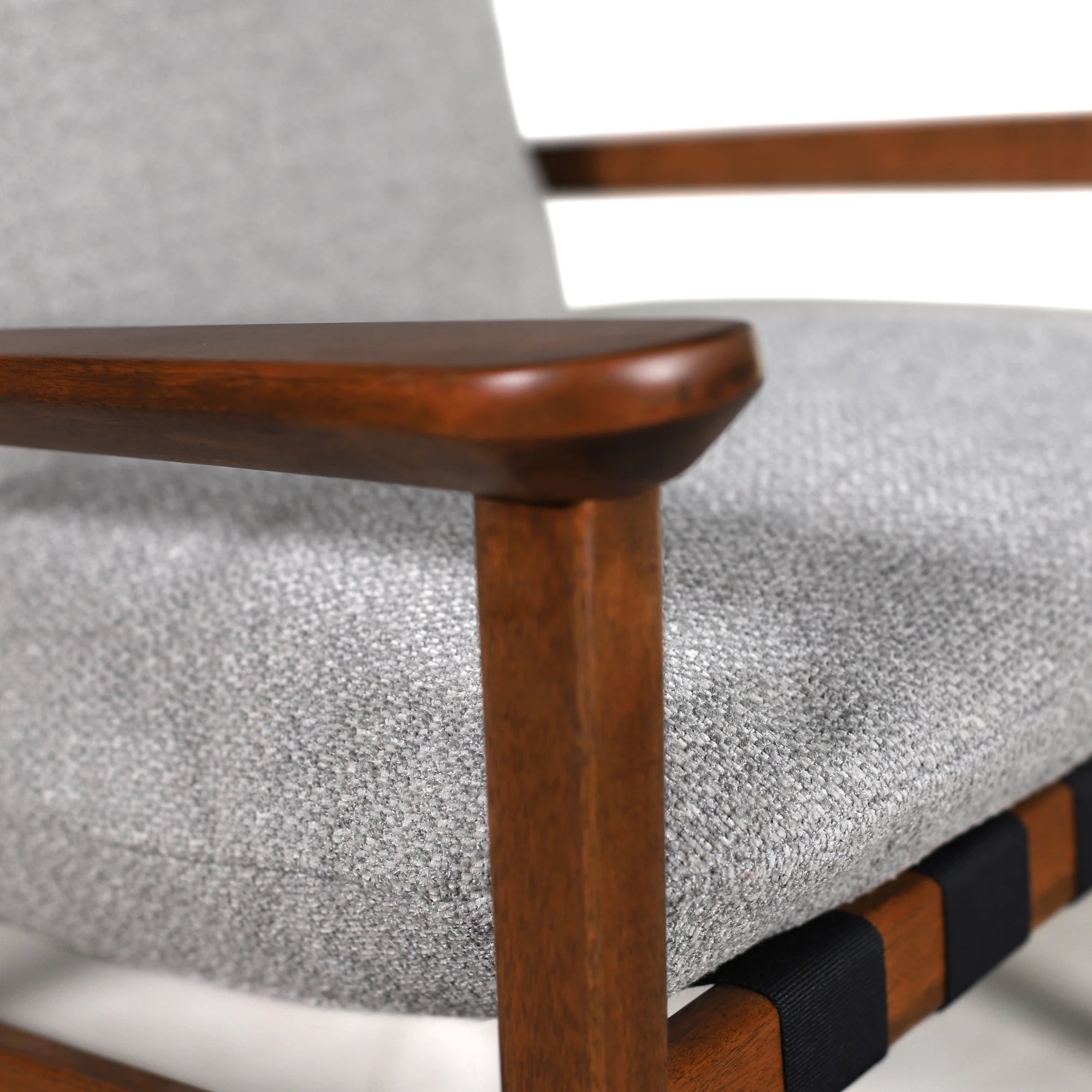 Mid Century Lounge Chair + Ottoman