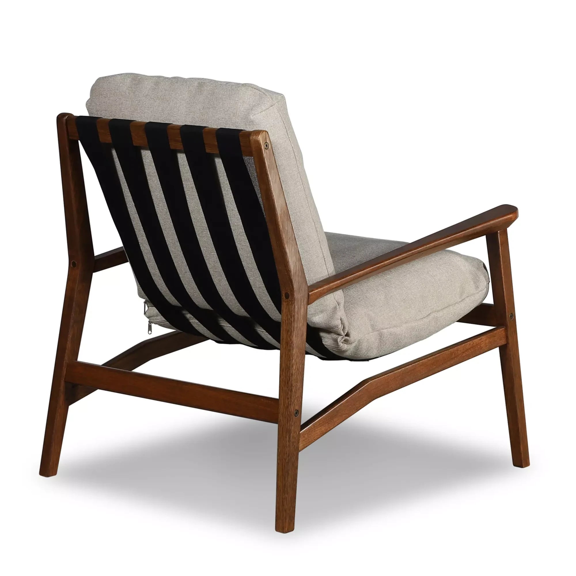 Mid Century Lounge Chair + Ottoman