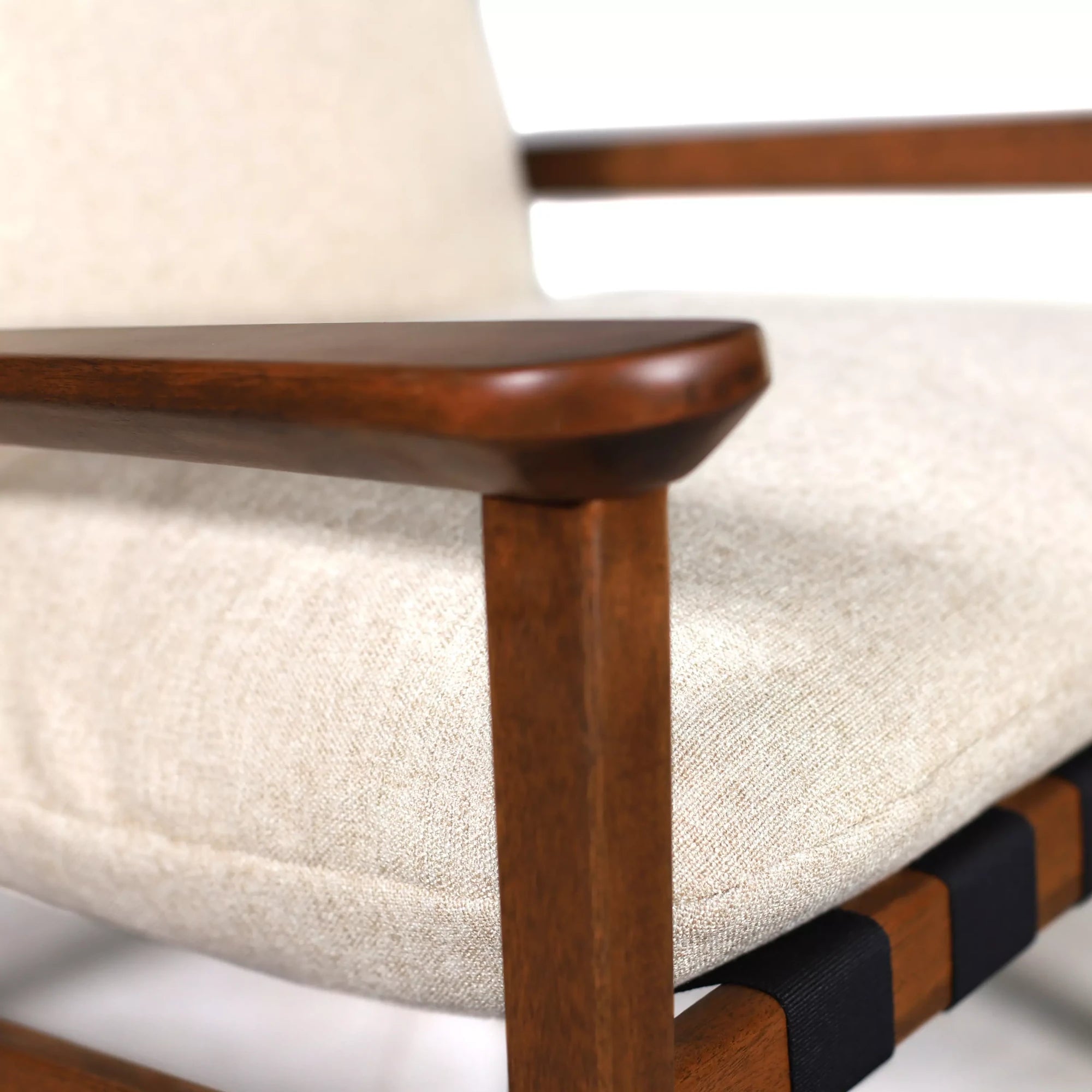 Mid Century Lounge Chair + Ottoman