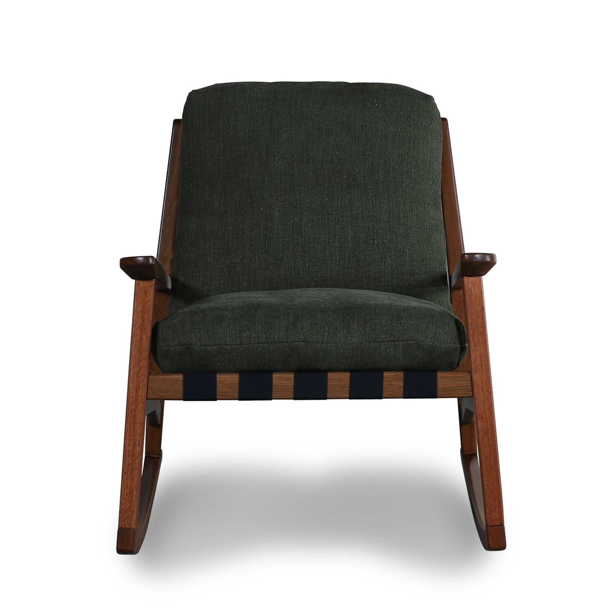 Mid Century Rocking Chair + Ottoman