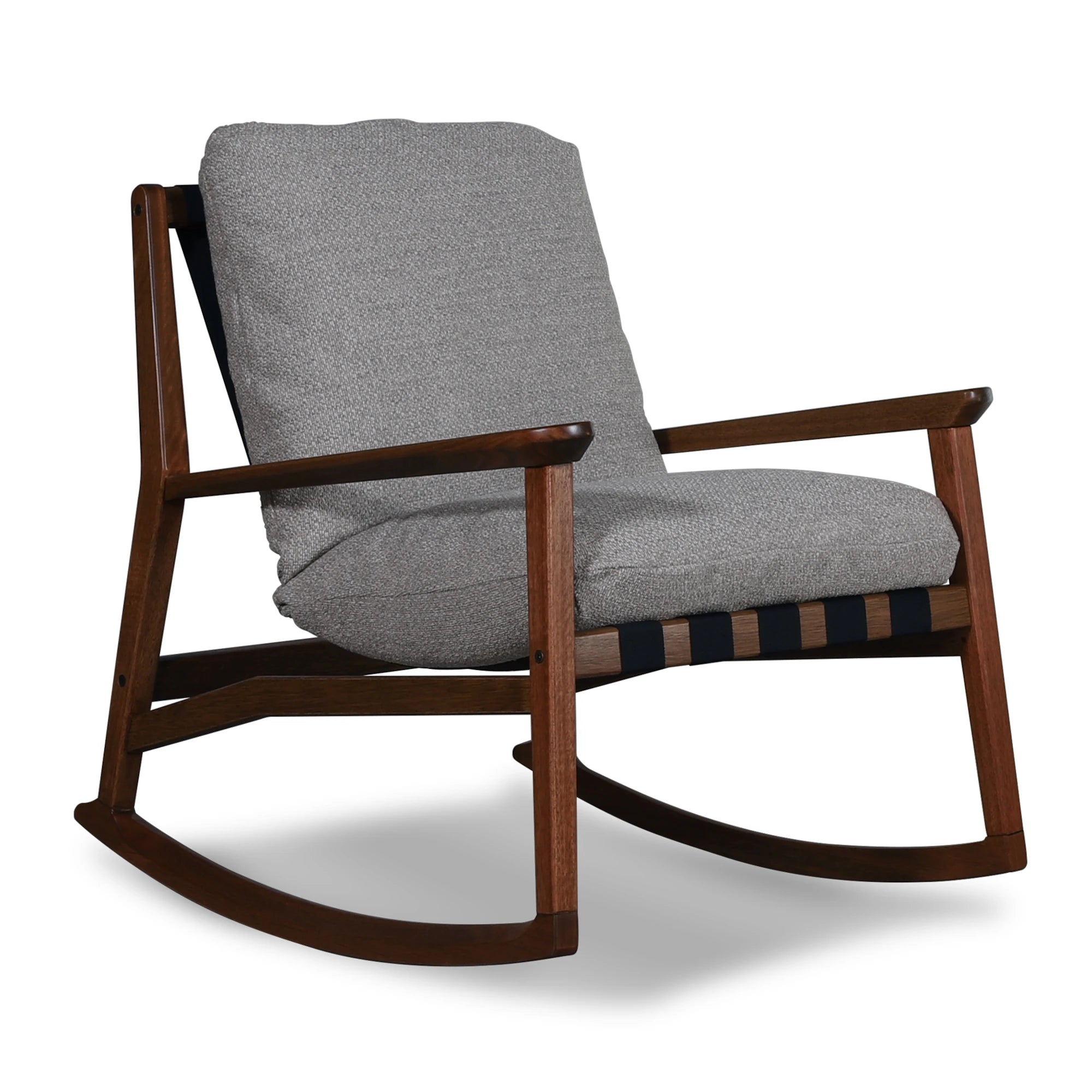 Mid Century Rocking Chair + Ottoman