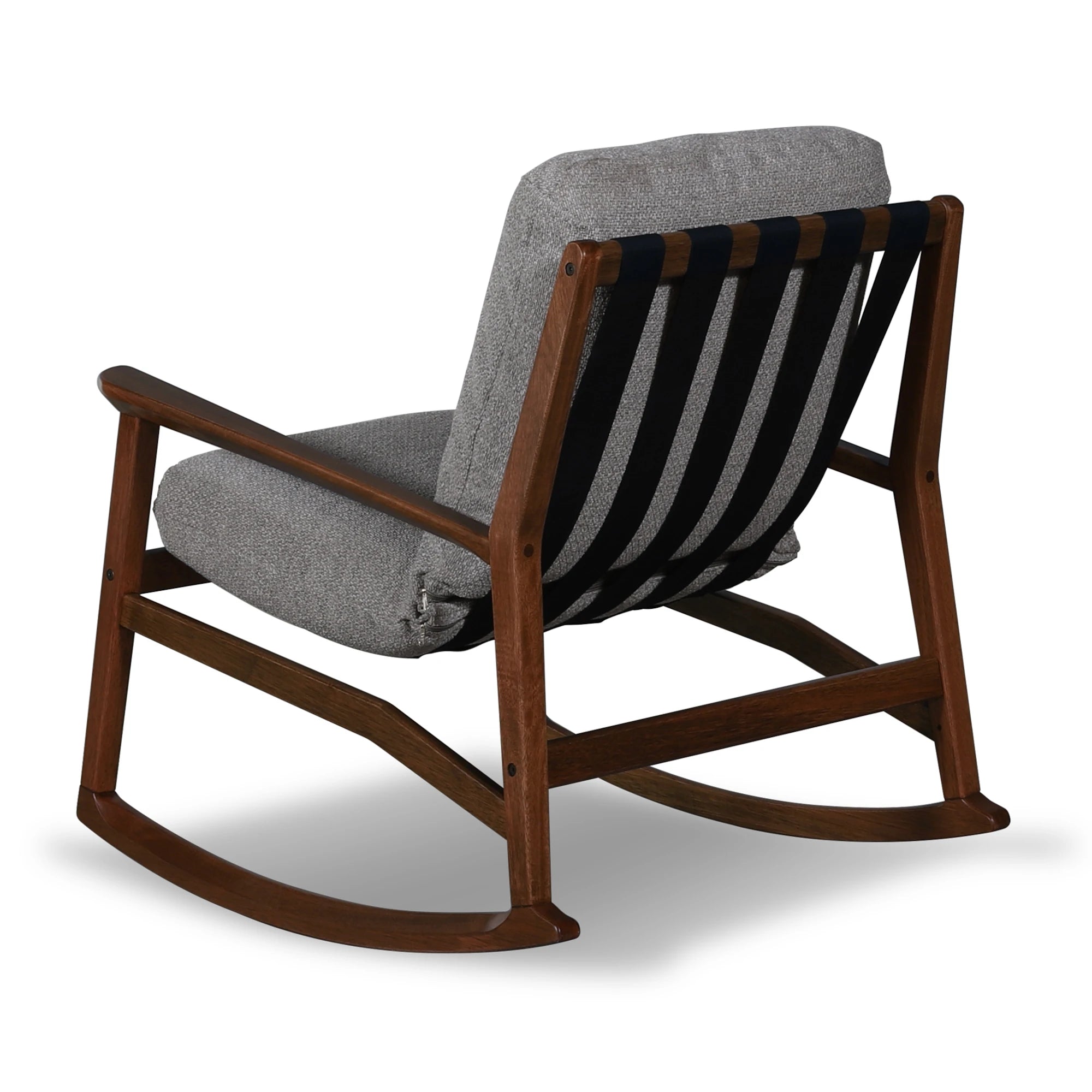 Mid Century Rocking Chair + Ottoman