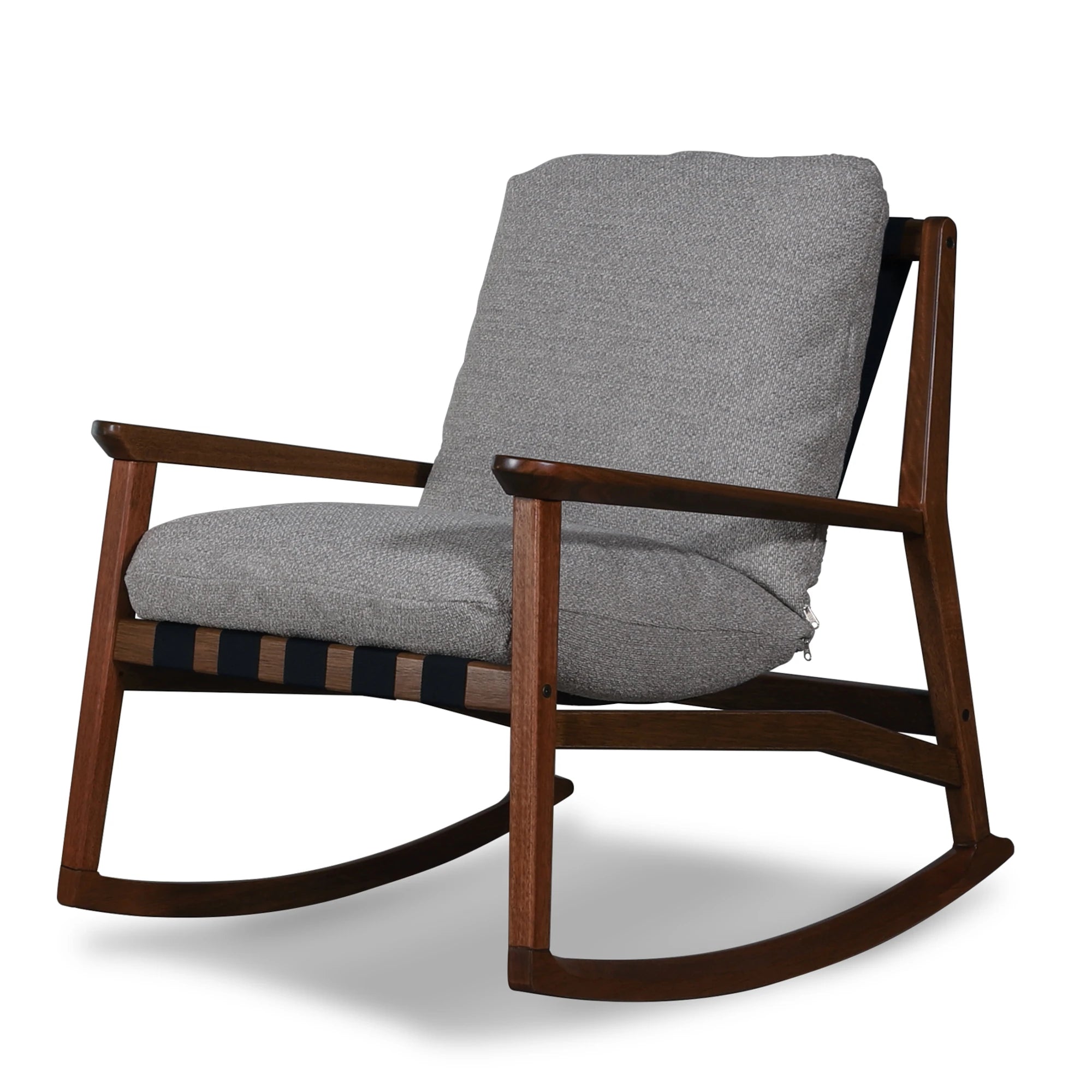 Mid Century Rocking Chair + Ottoman