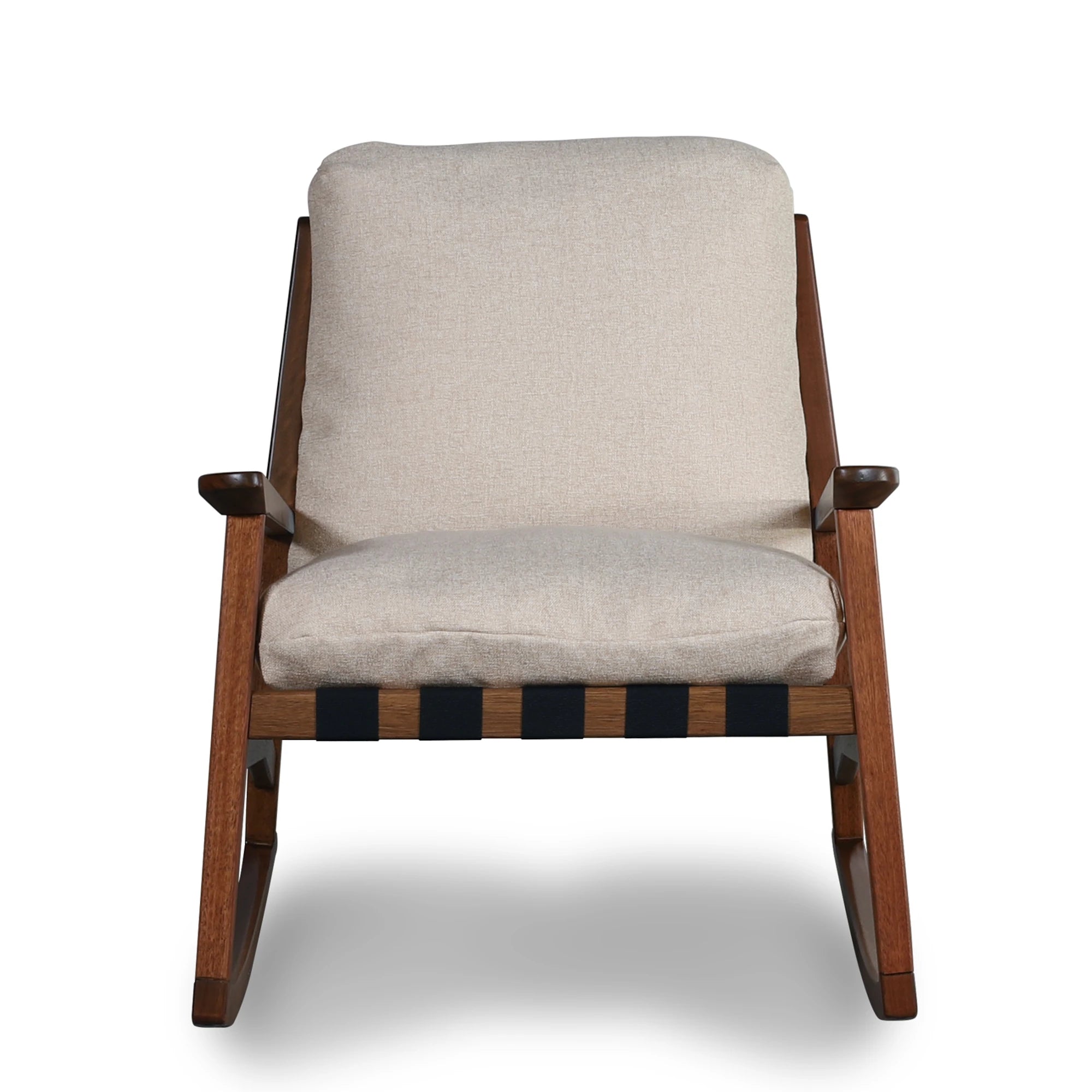 Mid Century Rocking Chair + Ottoman