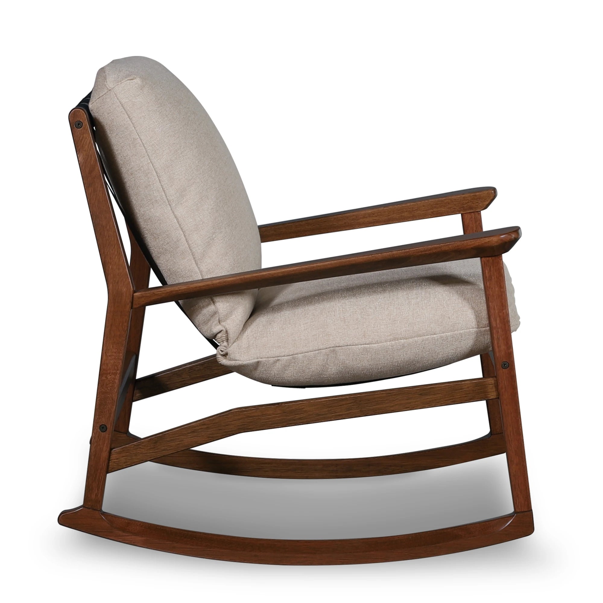 Mid Century Rocking Chair + Ottoman