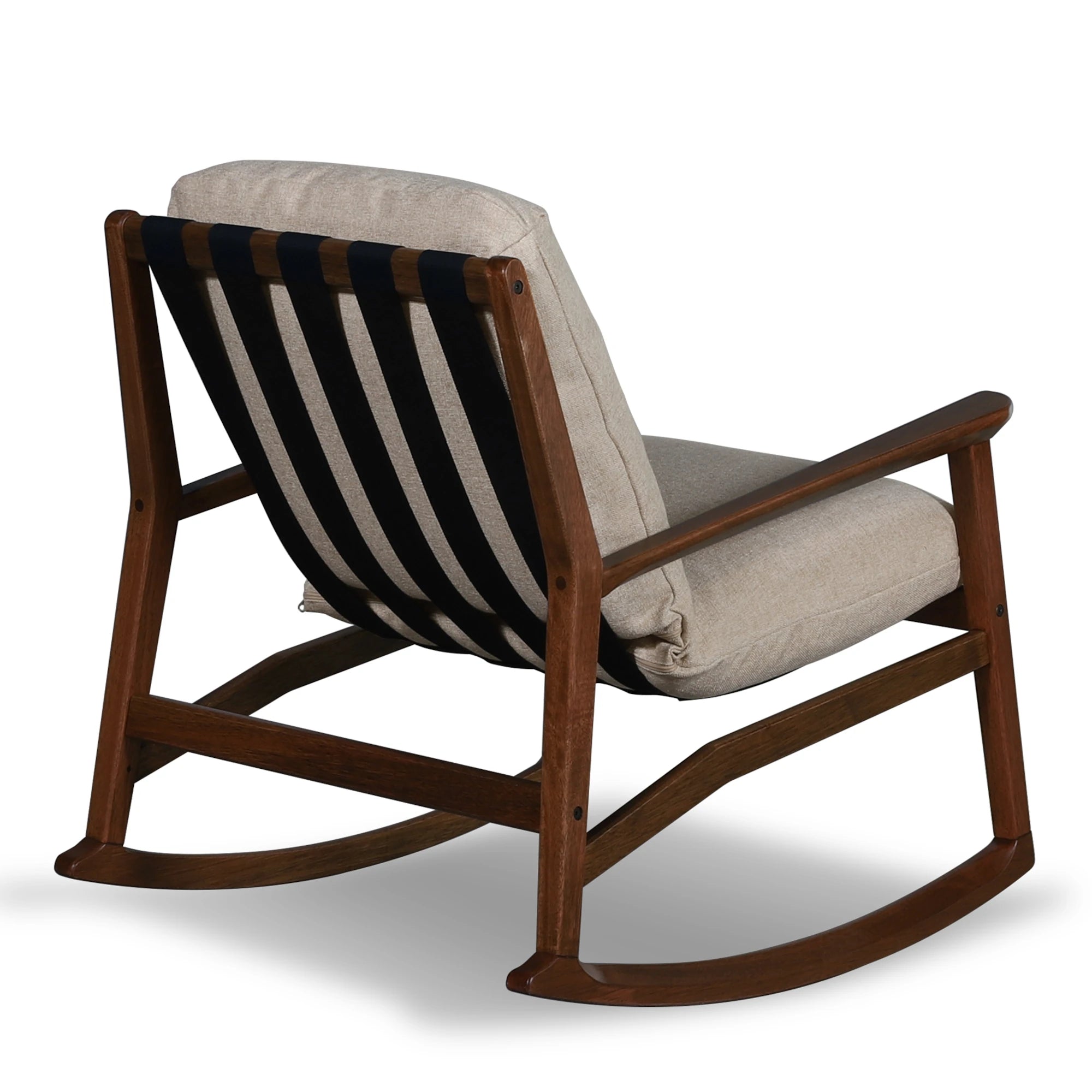 Mid Century Rocking Chair + Ottoman