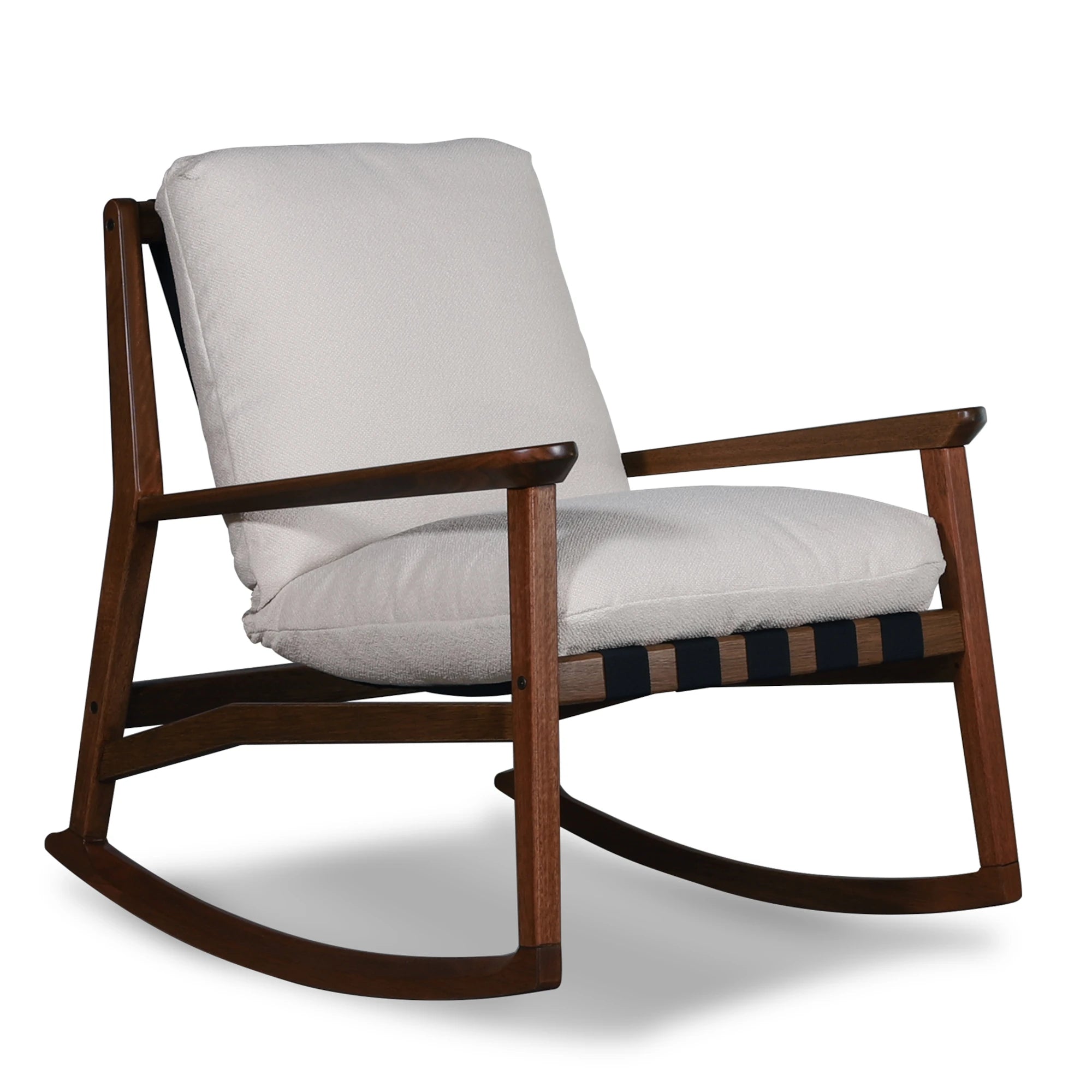 Mid Century Rocking Chair + Ottoman