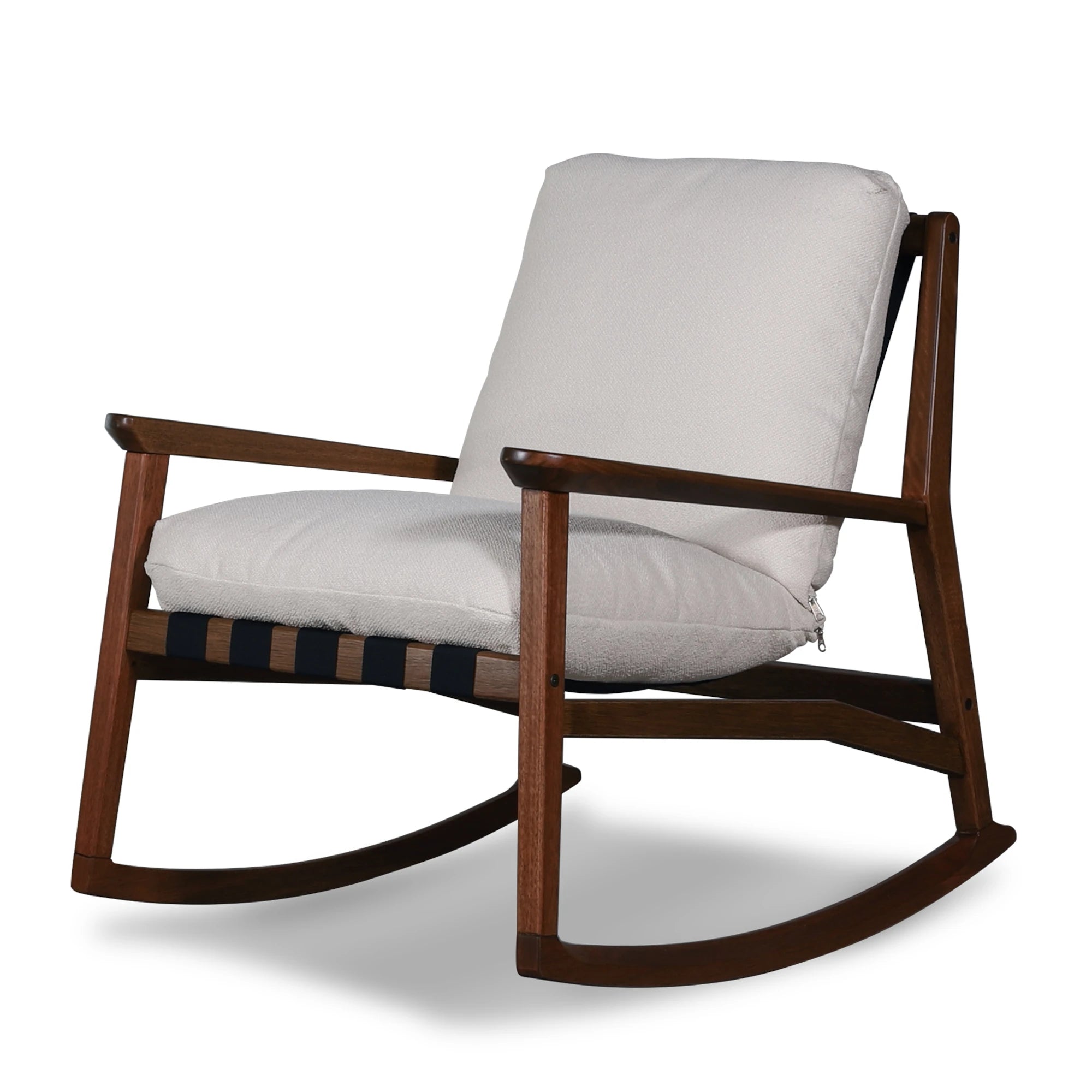 Mid Century Rocking Chair + Ottoman