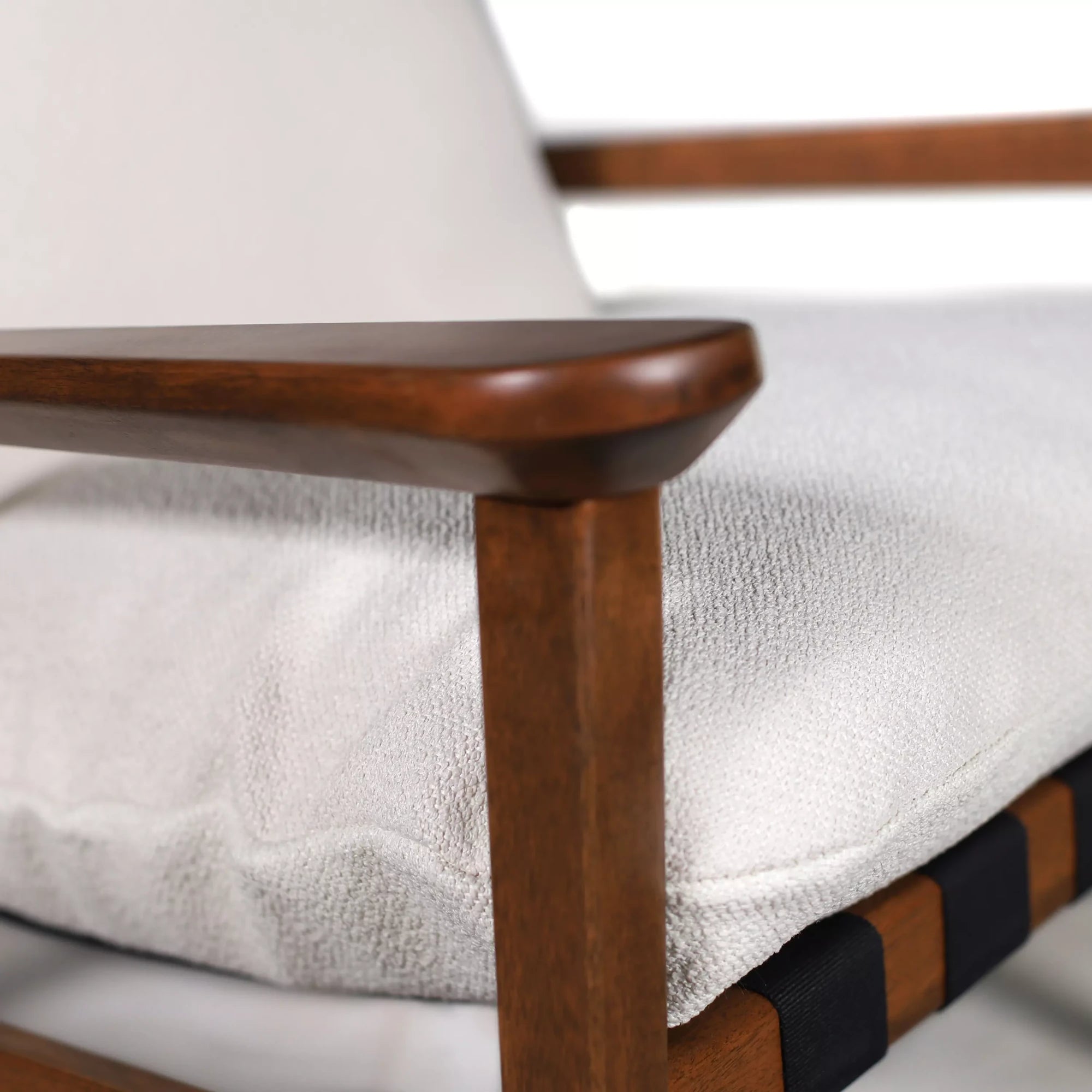 Mid Century Lounge Chair + Ottoman